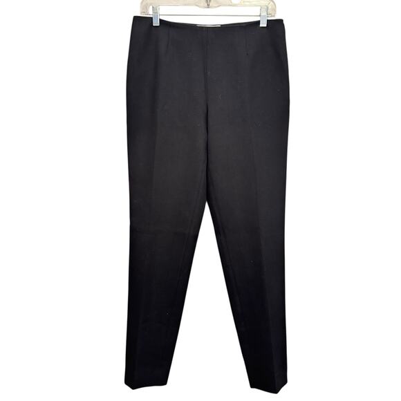 Amina Rubinacci Vintage Black Straight Leg Trousers Made‎ in Italy EU Size 44/8 - Picture 1 of 16